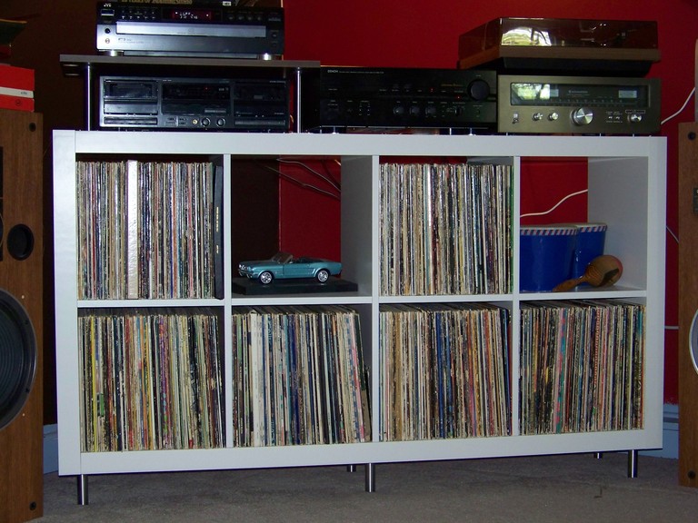 meubles rangement pour disques vinyles
