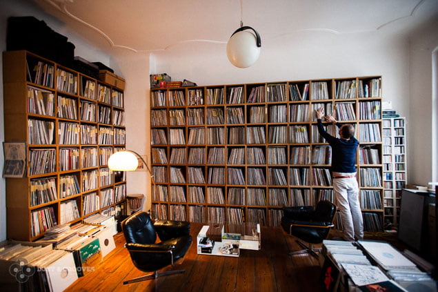 Rangement des vinyles