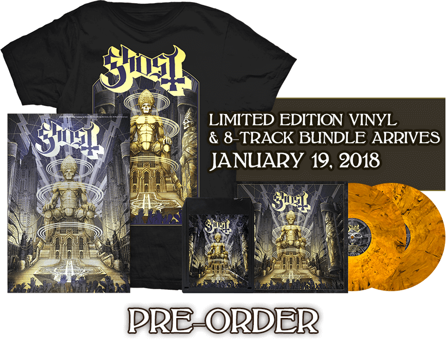 Lire la suite à propos de l’article Ghost sortie de Ceremony and Devotion en vinyle (album live)