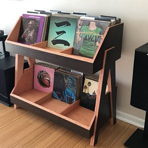 51 meubles pour ranger des vinyles  Rangement vinyle, Meuble pour platine  vinyle, Étagère de dossiers