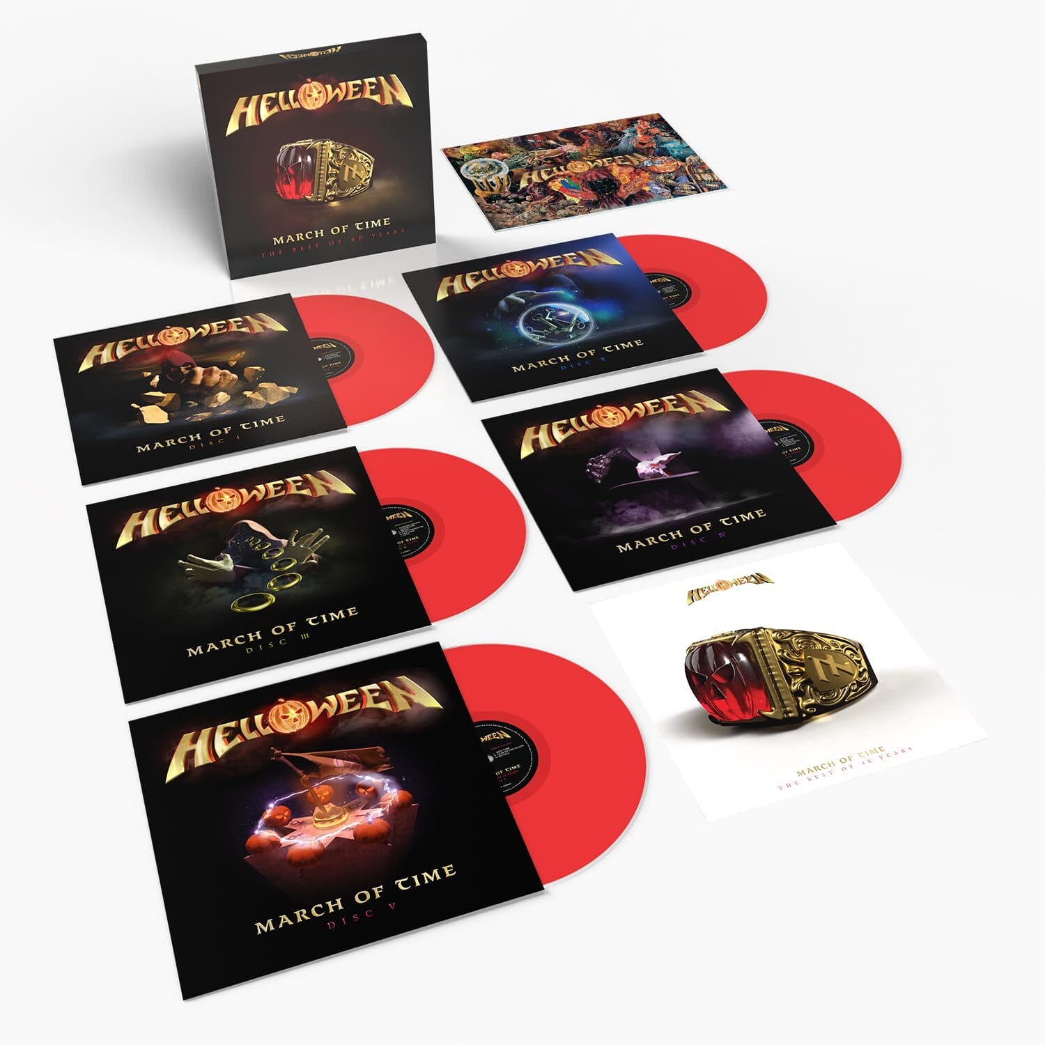 Lire la suite à propos de l’article Sortie vinyle « March of Time (The Best of 40 Years) » par Helloween le 28 mars 2025