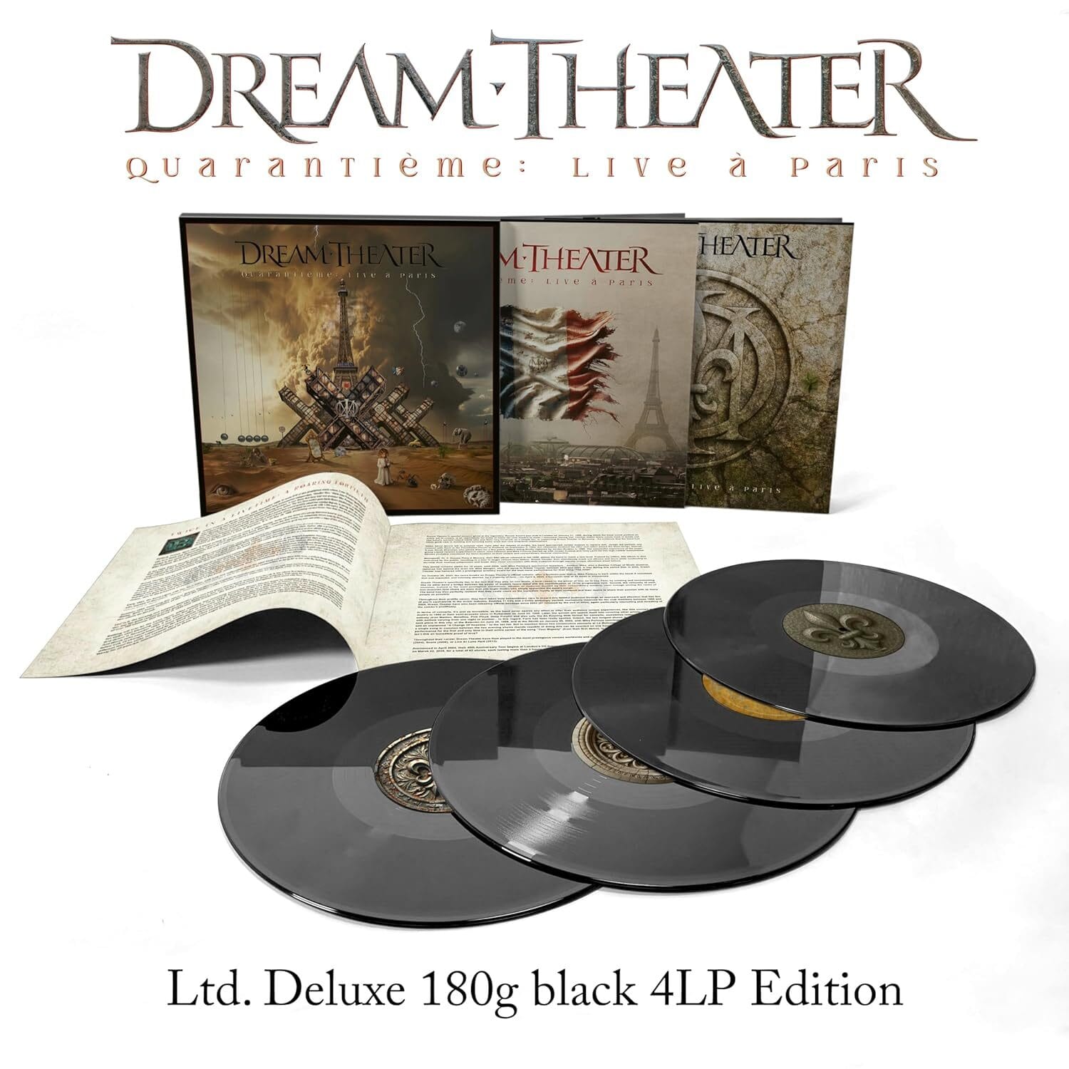 You are currently viewing Sortie vinyle Quarantième: Live à Paris par Dream Theater le 28 novembre 2025