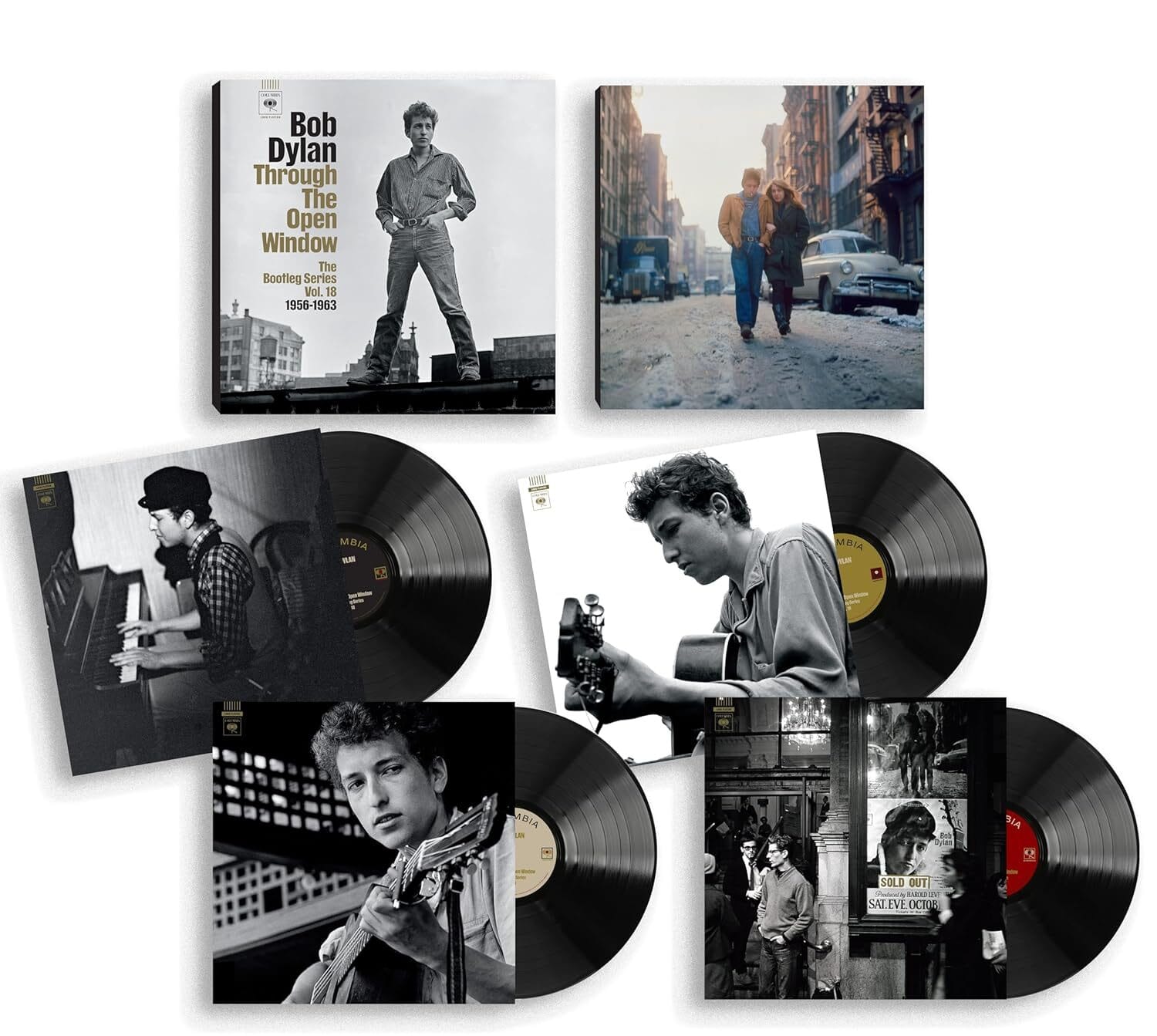 You are currently viewing Sortie vinyle The Bootleg Series Vol. 18: Through The Open Window, 1956-1963 Highlights par Bob Dylan le 31 octobre 2025