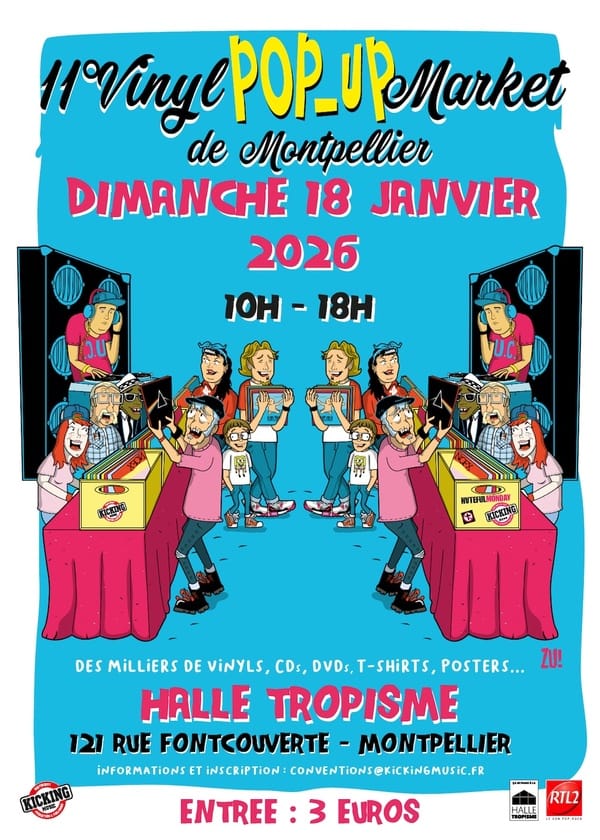 11e vinyl pop-up market de montpellier
