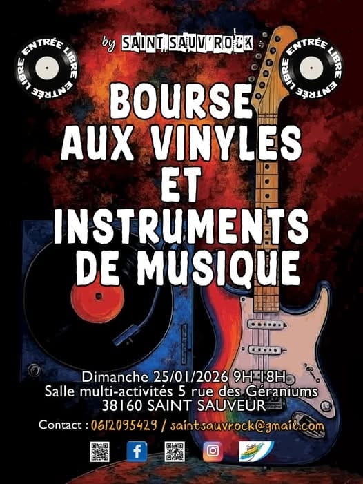 bourse aux vinyles et instruments de musique