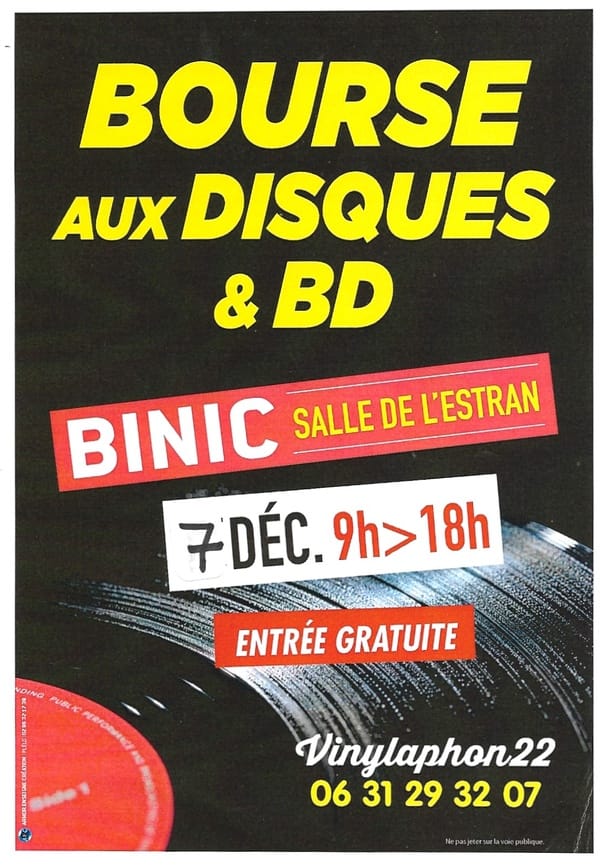 bourse aux disques & bd