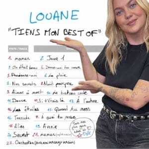 Lire la suite à propos de l’article Sortie vinyle Tiens Mon Best of par Louane le 05 décembre 2025