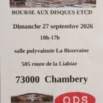 Bourse Aux Disques Et Cd (Chambery – 73000)