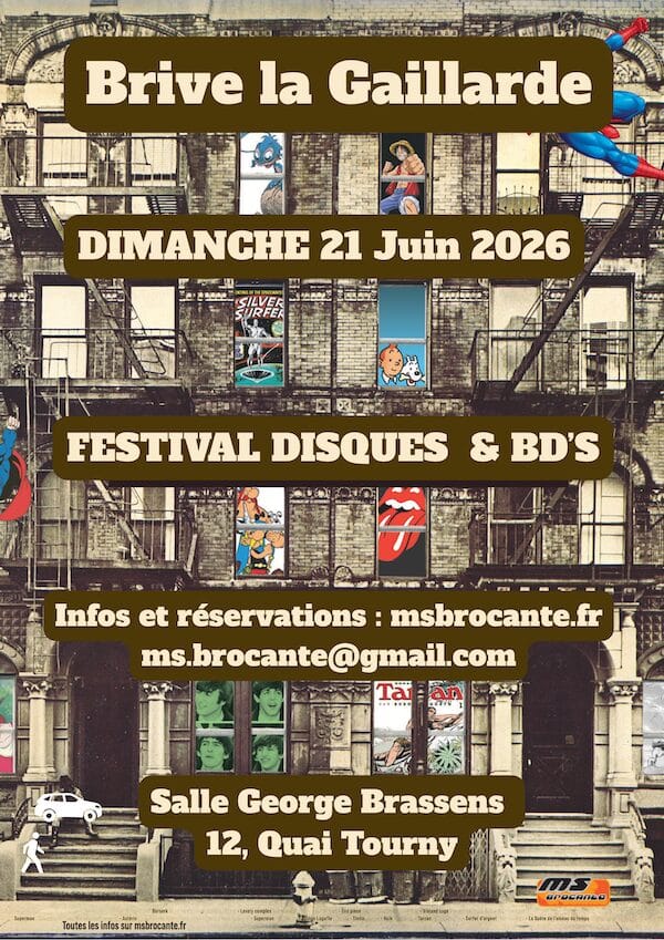 Flyer - Festival Disques et BD