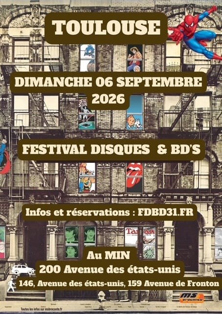 Flyer - Festival Disques et BD