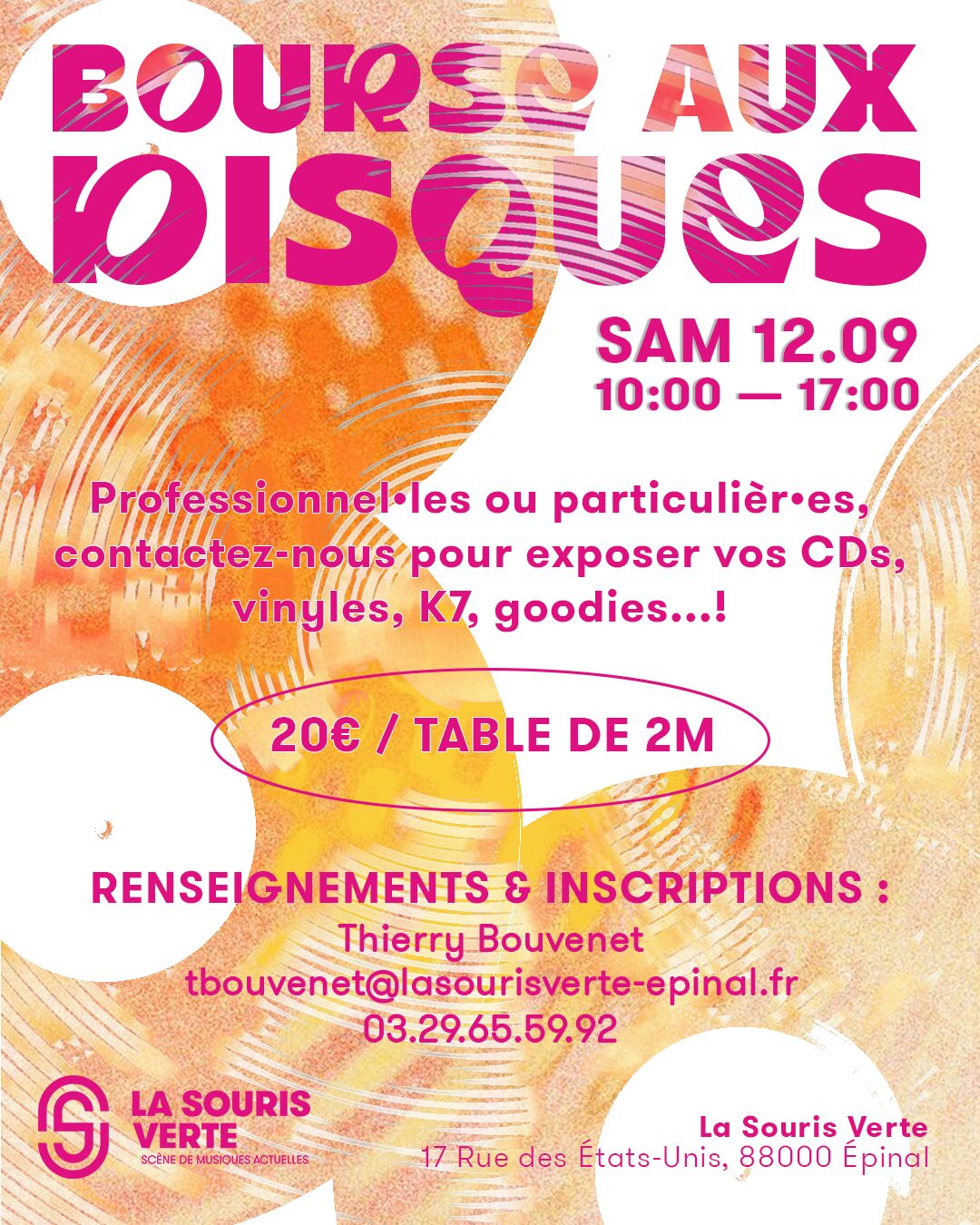 Flyer - Bourse aux disques (Epinal)