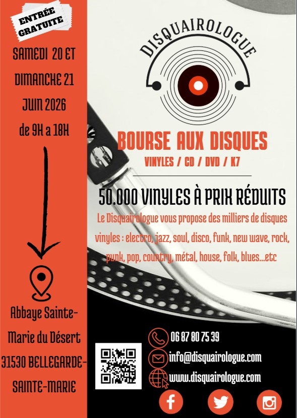 Flyer - Bourse Disques Vinyles