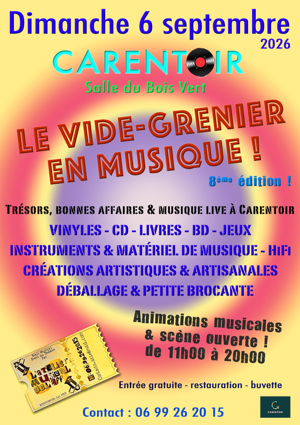 Flyer - 8Ème Bourse Musicale de Carentoir