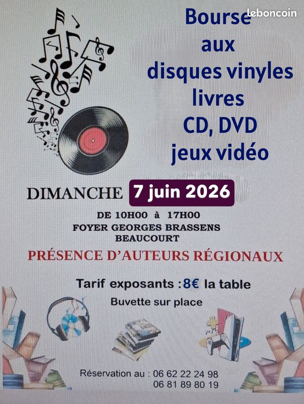 Flyer - Bourses aux Disques, Livres, Jeux Video