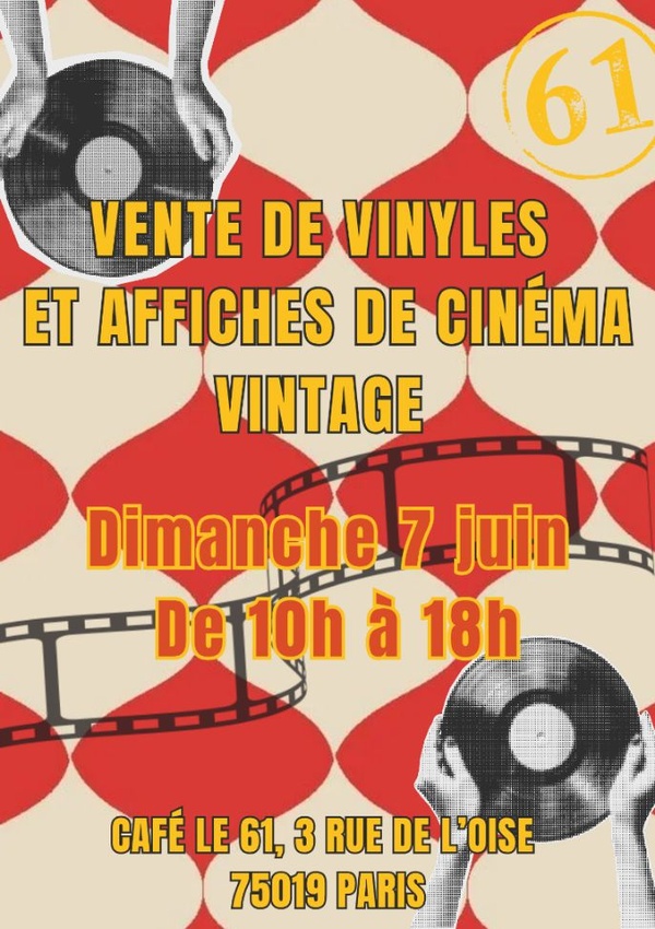 Flyer - Vente Vinyles et Affiches Cinéma