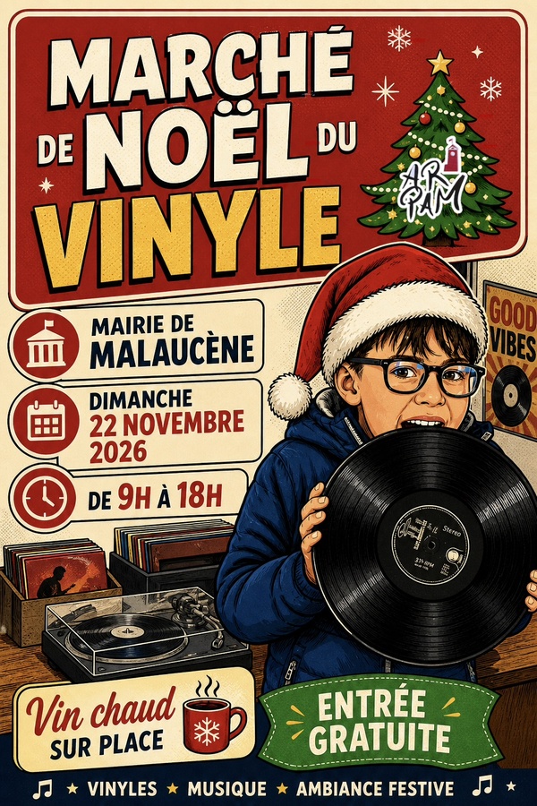 Flyer - Marché de Noël du Vinyle