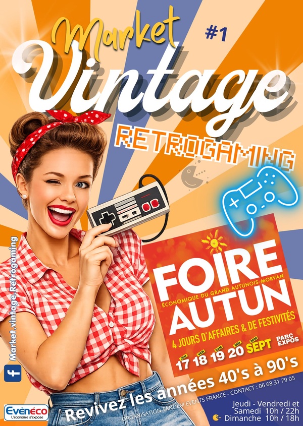 Flyer - Market Vintage & Rétrogaming