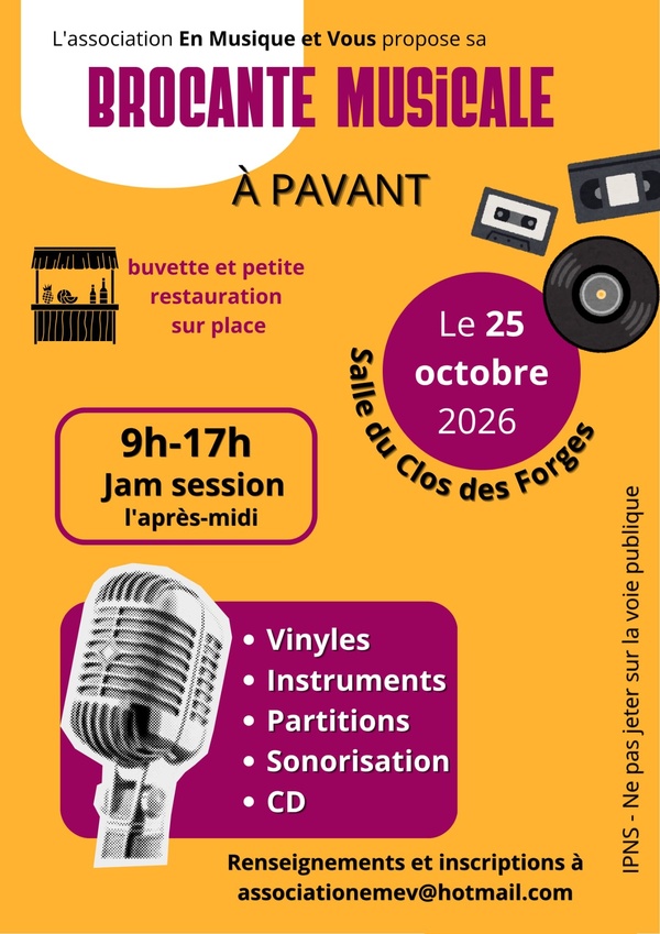Flyer - Brocante Musicale