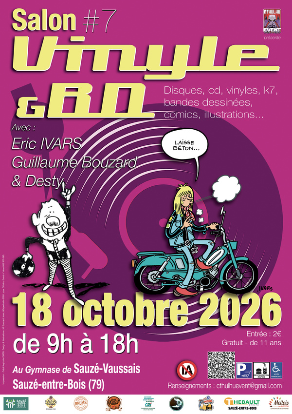 Flyer - Salon Vinyle et Bd - 7Éme Édition