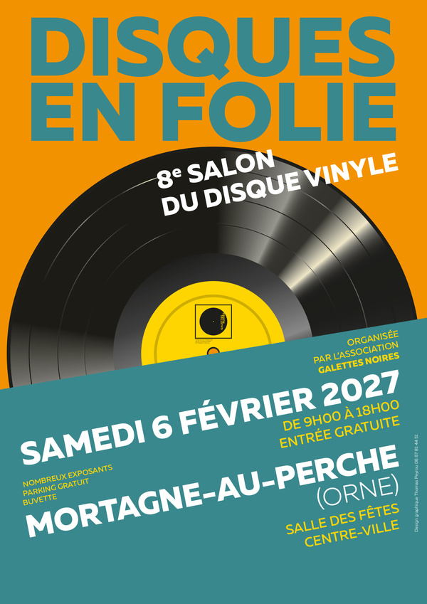 Flyer - 8E Salon du Disque Disques en Folie