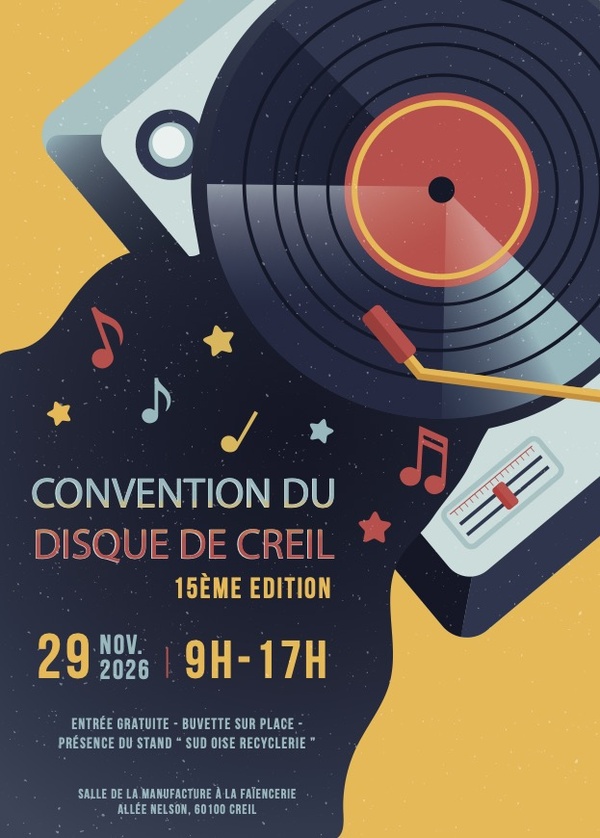 Flyer - 15Eme Convention du Disque de Creil (60)