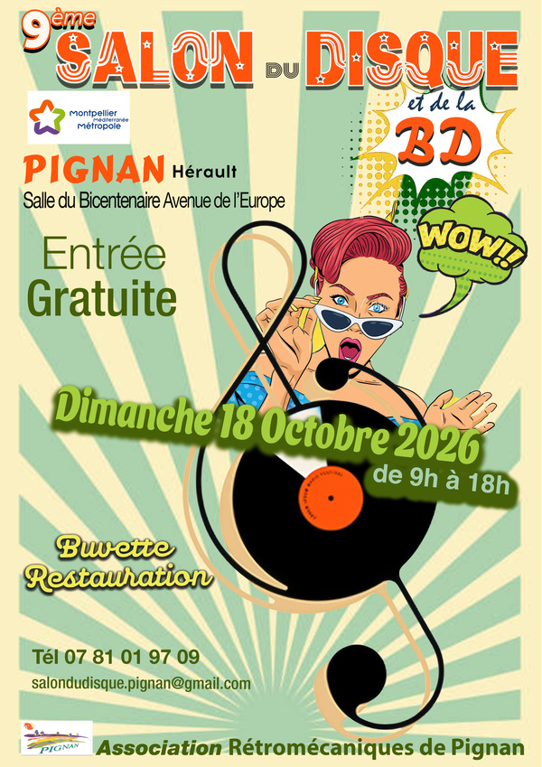Flyer - 9E Salon du Disque et de la Bd